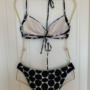 Victoria secret polka dot bathing suit